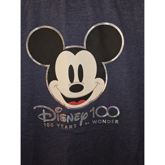 Disney 100th Anniversary Mickey Mouse T-Shirt Size Small 100 Years Of Wondering - Picture 7 of 7